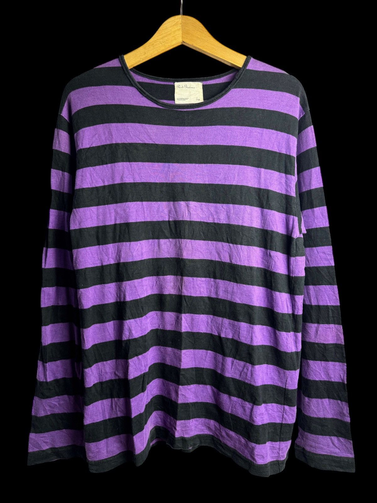 Hysteric Glamour × Japanese Brand × PPFM Japanese Stripe Port Grain Long Sleeve 2000s Size US M / EU 48-50 / 2 - 1 Thumbnail