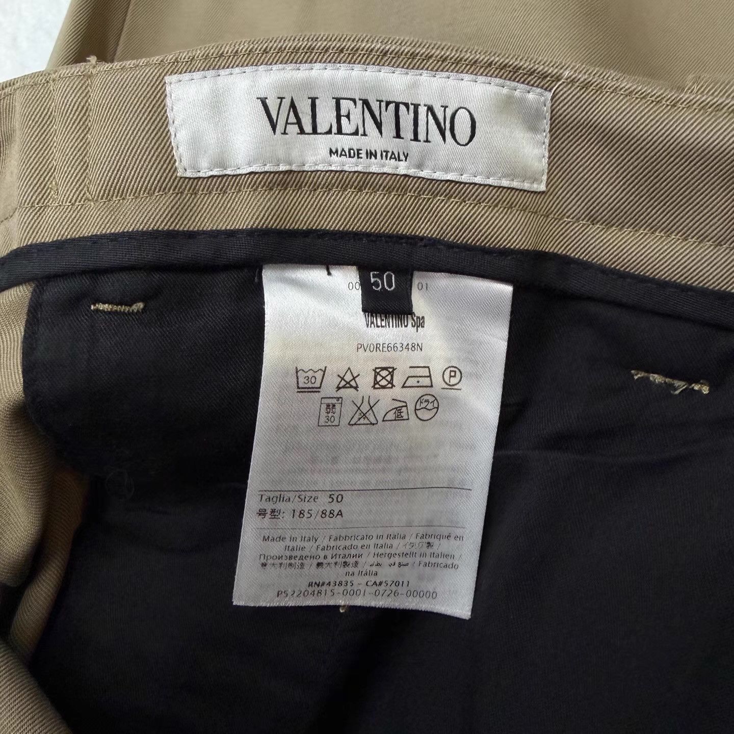 Valentino VALENTINO Khaki Cargo Pants Q10 Size US 36 / EU 52 - 4 Thumbnail