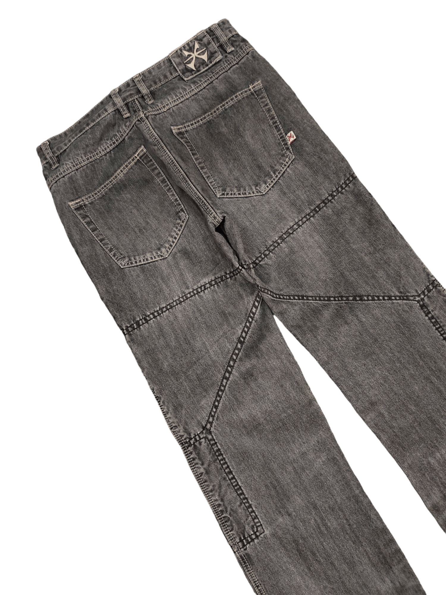 JNCO Loose Jeans Hornee Kevlar Wide Leg Streetwear Y2k Size US 31 - 6 Thumbnail