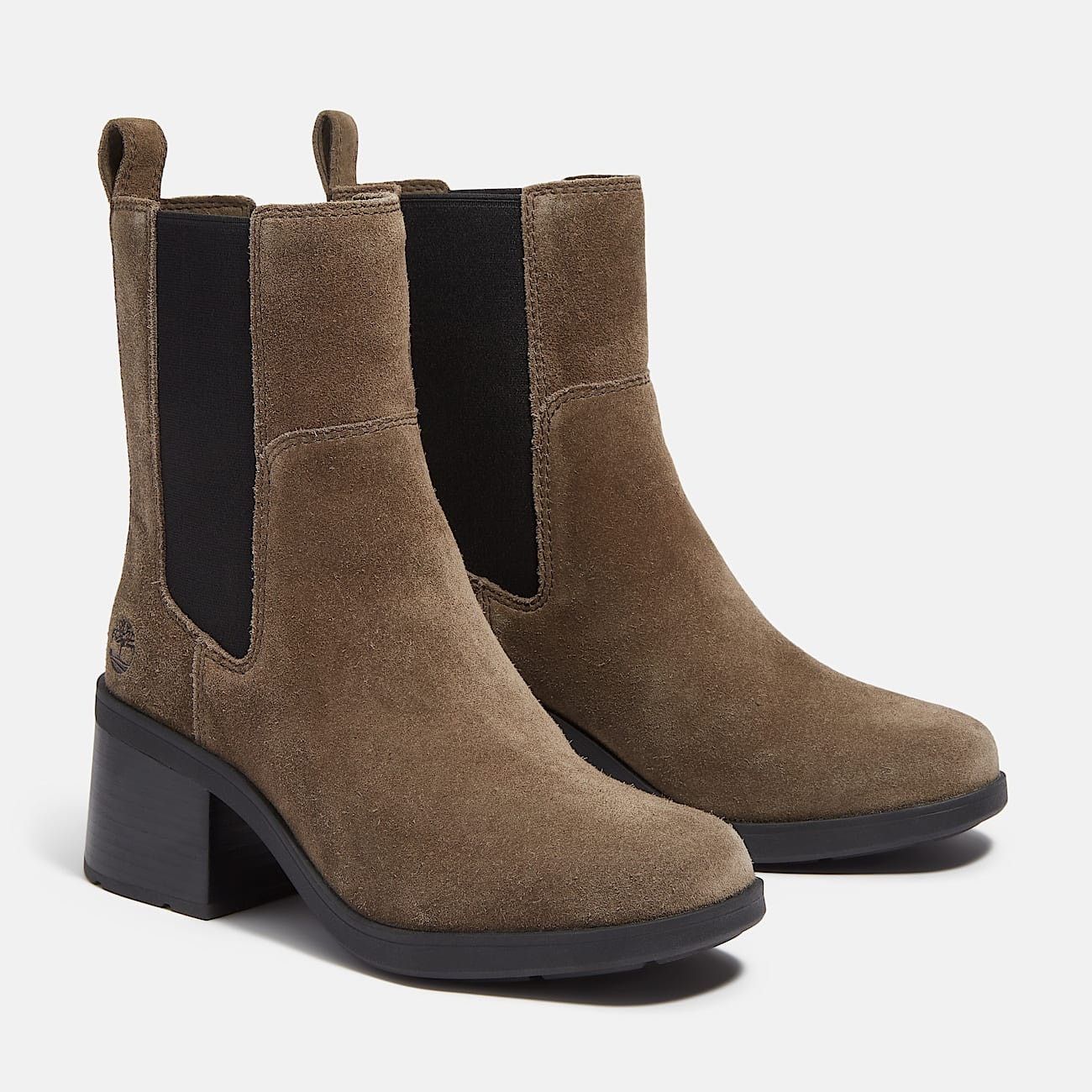 Timberland TIMBERLAND WOMEN'S 5.5 BELLEVAUX MID CHELSEA BOOT DK BROWN Size US 5.5 / IT 35.5 - 4 Thumbnail