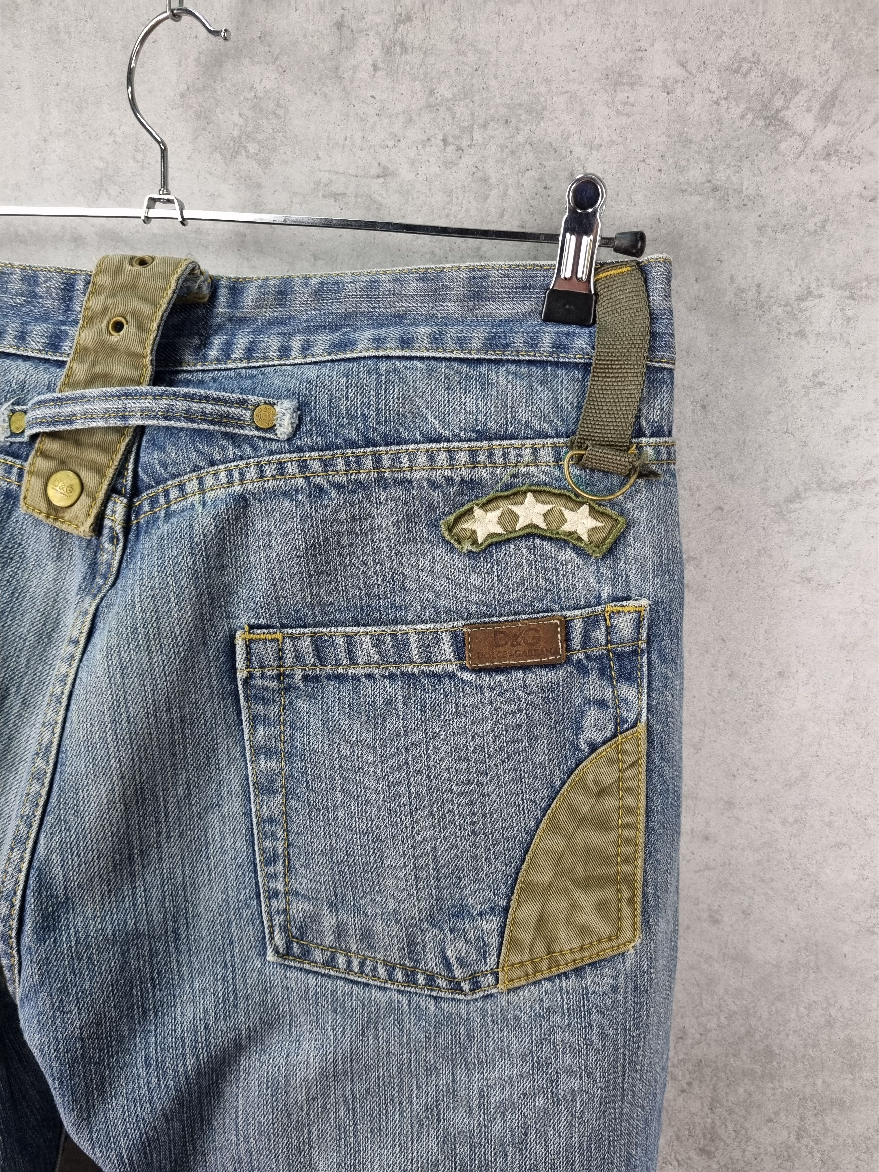 Vintage 90s Dolce & Gabbana Dirty Aesthetic Denim Jeans Size US 32 / EU 48 - 14 Thumbnail