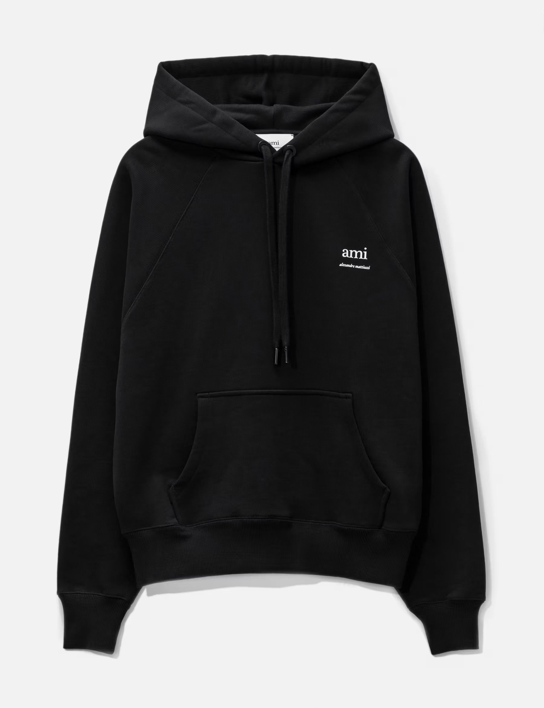 パーカー・フーディ AMI Men Hoodies USW227 749001 Black Black Ami De Coeur Hoodie | AMI PARIS