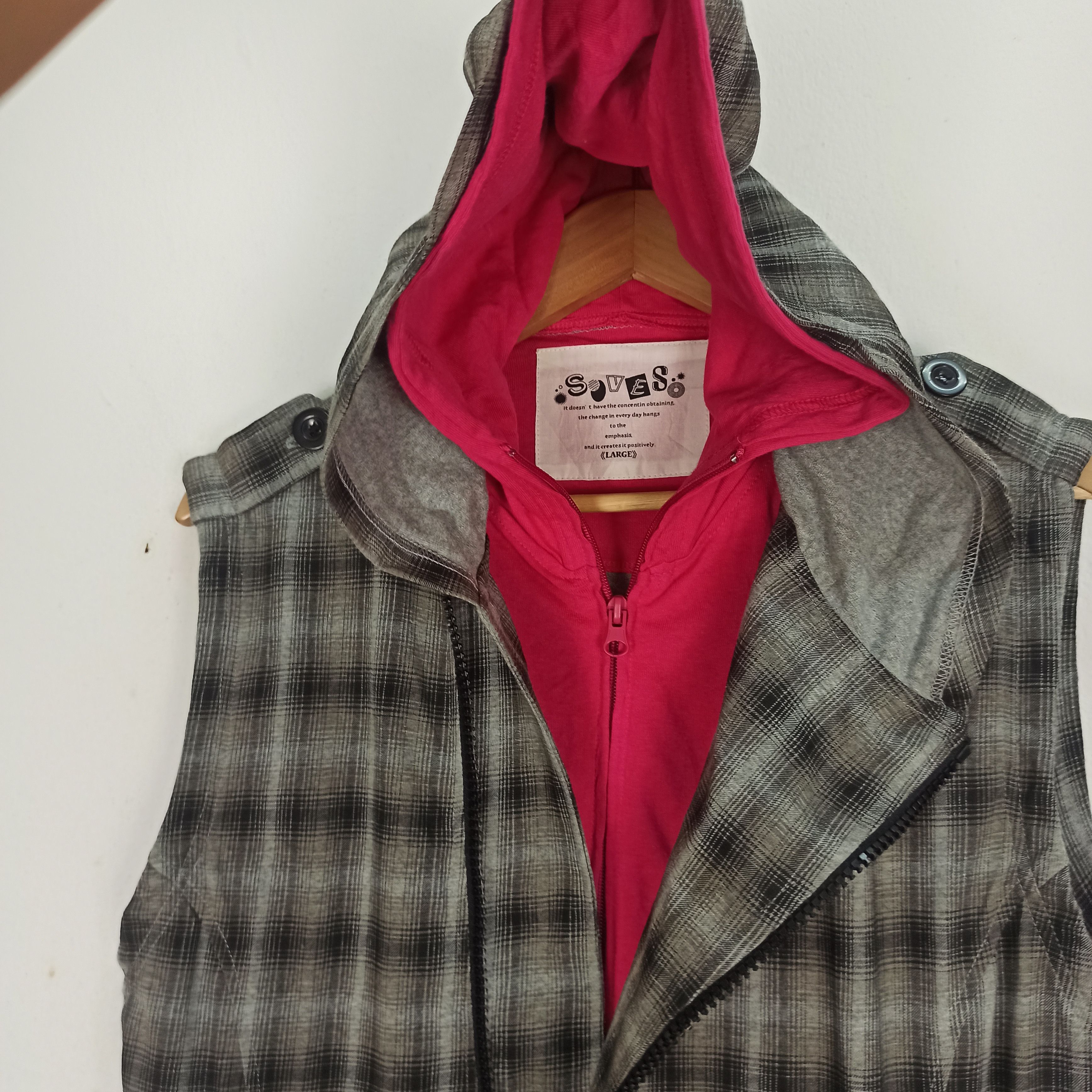 Beauty Beast Rare SOVESO Poem 2 layer Hoodie LGB Sytle /Ifsixwasnine Size US L / EU 52-54 / 3 - 3 Thumbnail