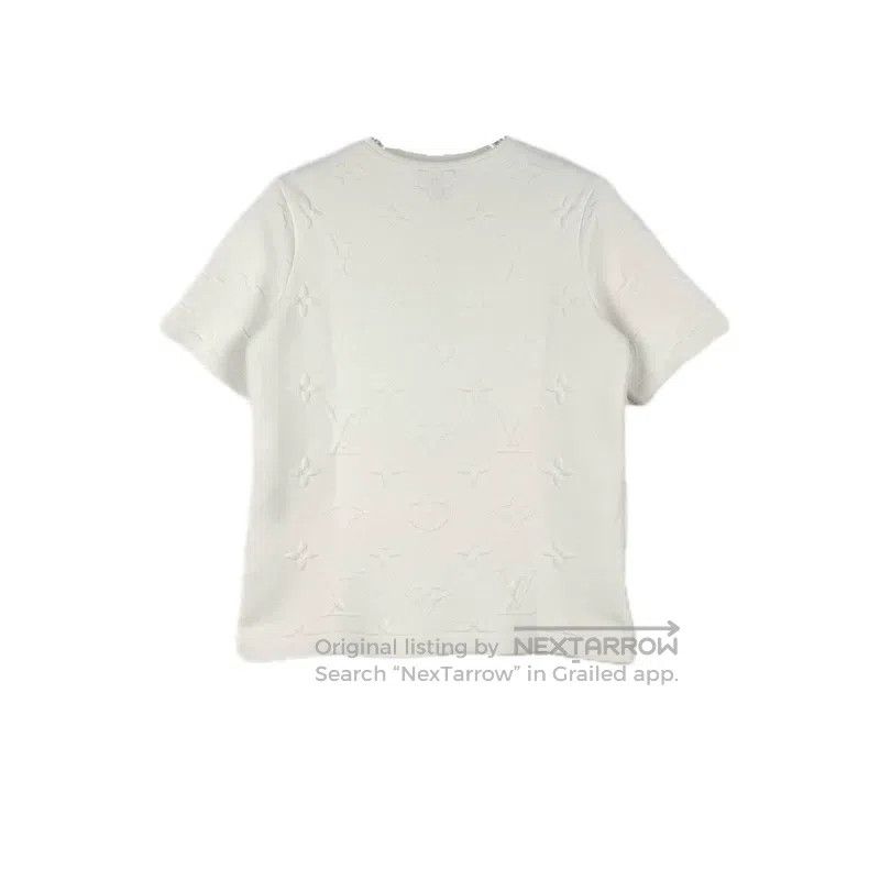 Louis Vuitton Louis Vuitton White full logo short sleeve Size US S / EU 44-46 / 1 - 2 Thumbnail