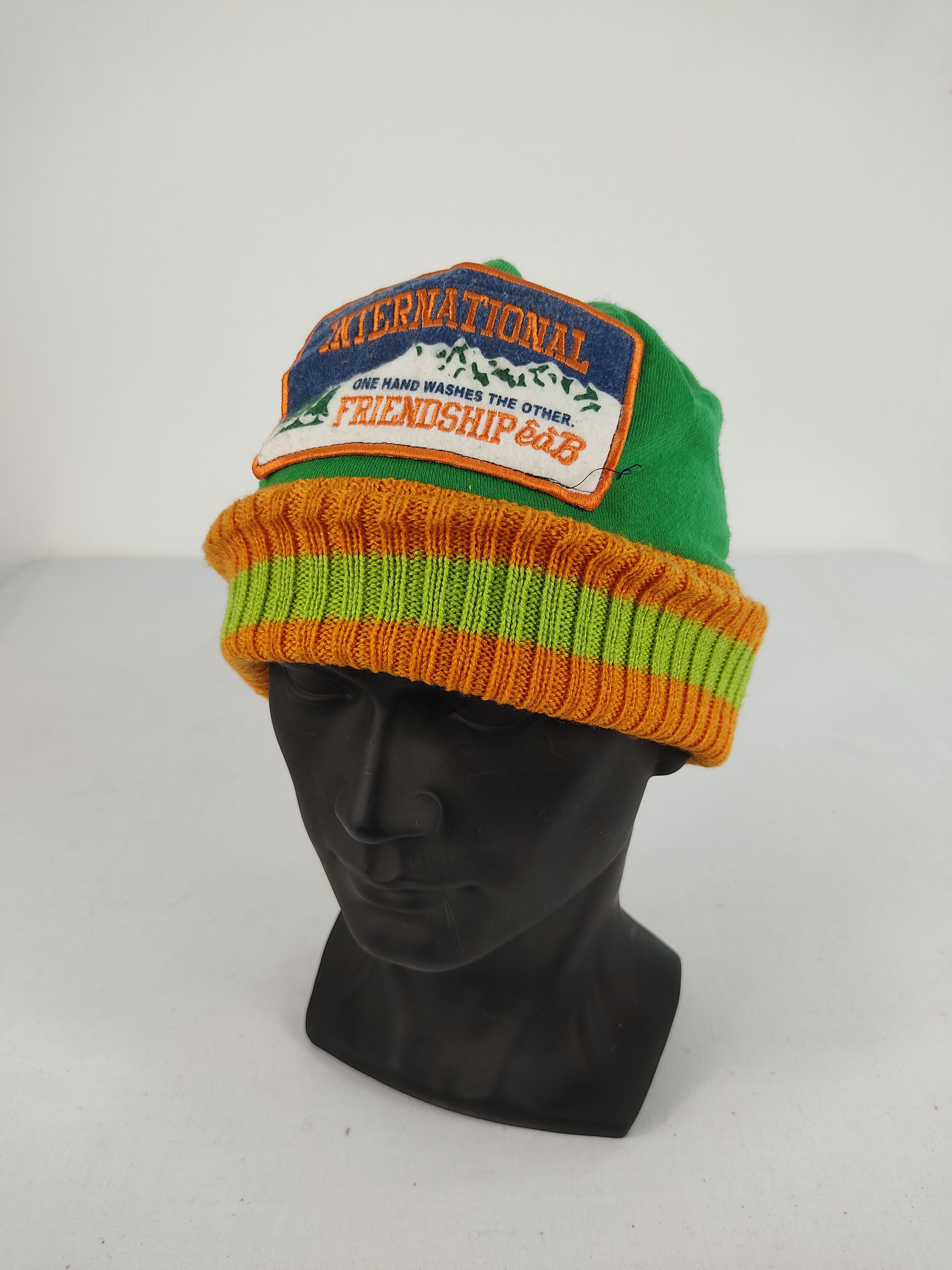 Japanese Brand × Vintage Japanese Brand e.a.B Beanie / Snow Hat / Snow Cap Size ONE SIZE - 1 Thumbnail
