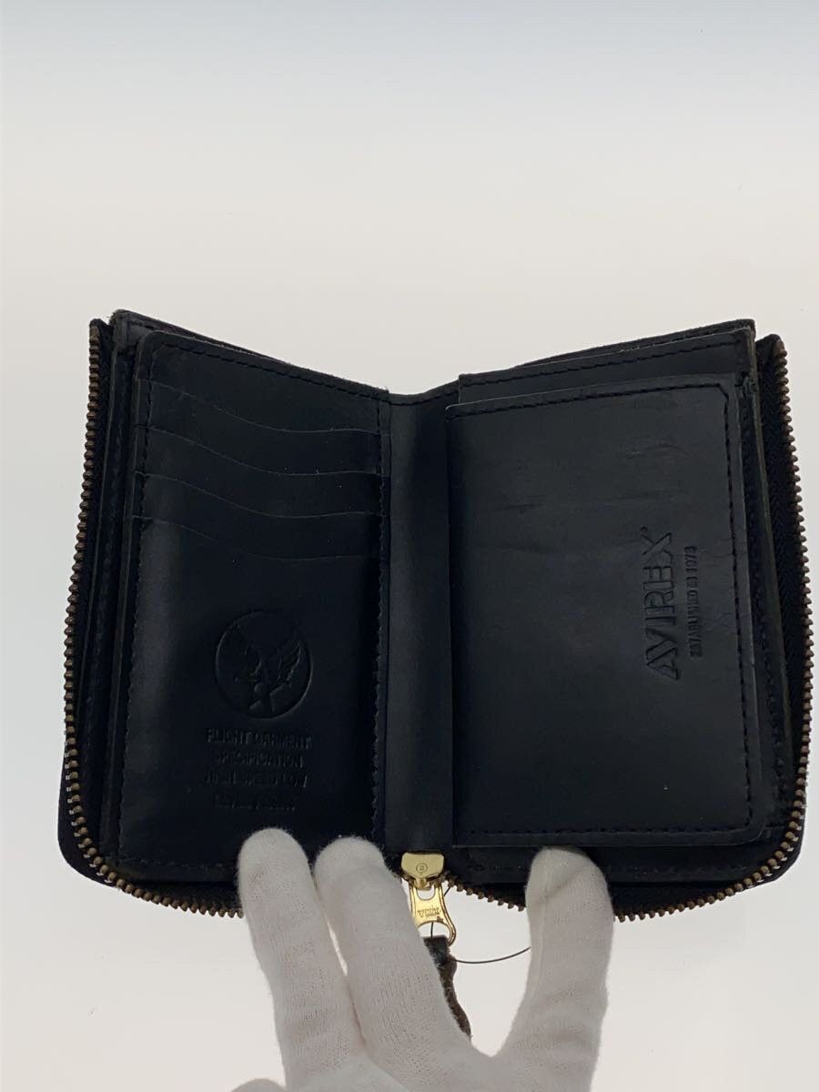 Avirex Avirex Bi-Fold Leather Wallet Black Size ONE SIZE - 4 Thumbnail