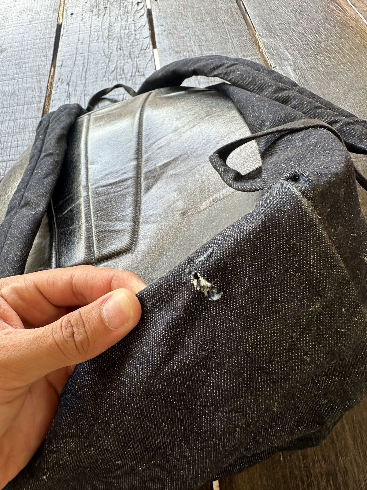 Rick Owens Rick owens drkshdw canvas back pack Size ONE SIZE - 24 Thumbnail