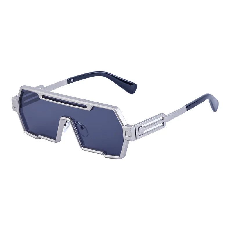 Vintage Vintage Metal Silver Gray Sunglasses Size ONE SIZE - 4 Thumbnail