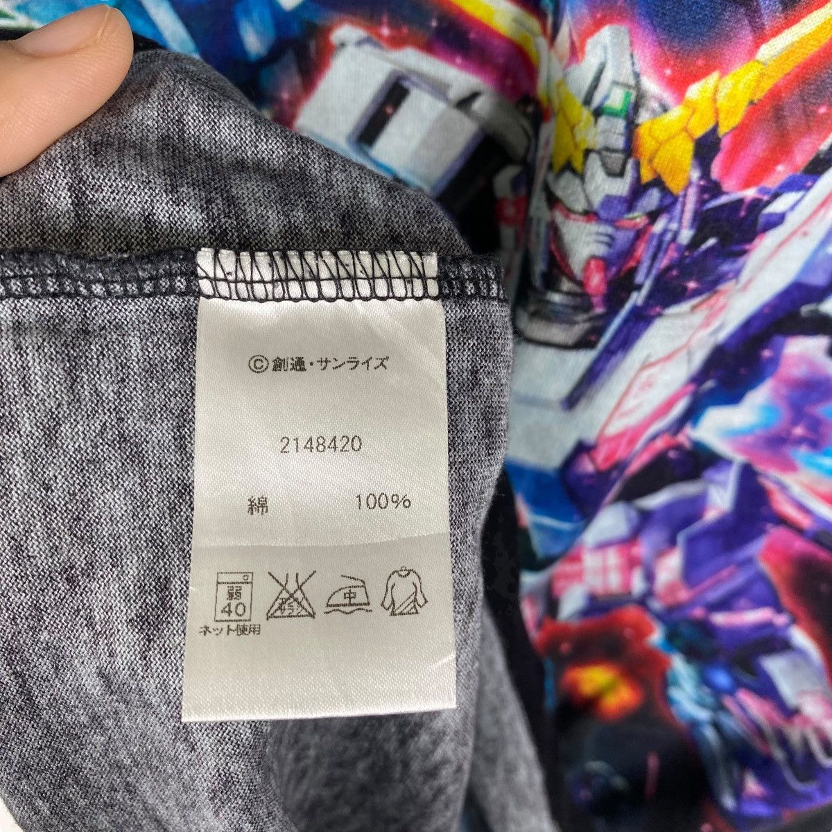 Anime × Japanese Brand GUNDAM FULL PRINT By Bandai Anime Gunpla Tee Shirt Free Size Size US M / EU 48-50 / 2 - 7 Thumbnail