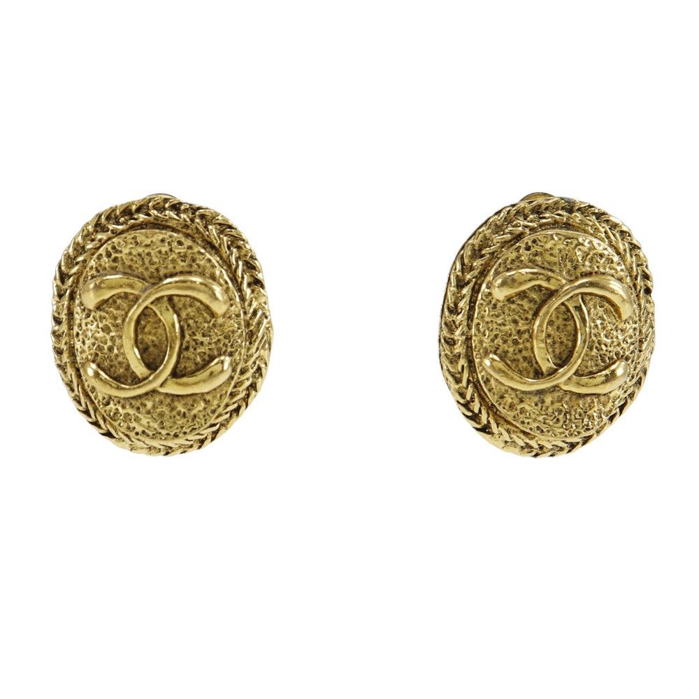 Chanel Chanel Chanel Coco Mark Earrings Metal Earrings DUTY FREE for USA Size ONE SIZE - 1 Thumbnail