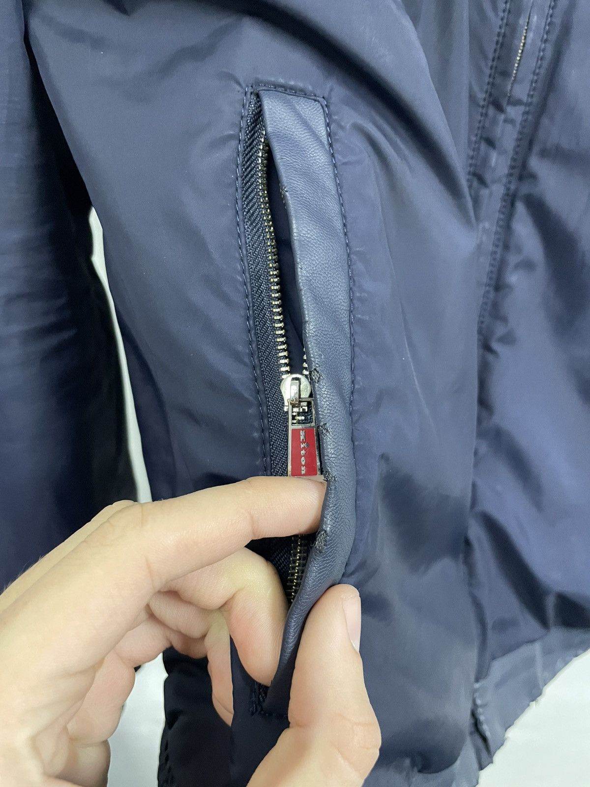 Kiton Kiton Blue Nylon zip Jacket Size US M / EU 48-50 / 2 - 8 Thumbnail