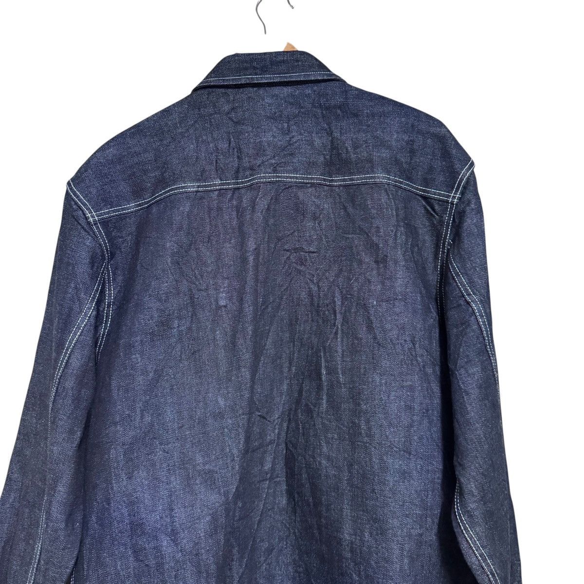 West Coast Choppers West Coast Choppers Pearl Snap Western Denim Shirt Heavy Size US XXL / EU 58 / 5 - 8 Thumbnail