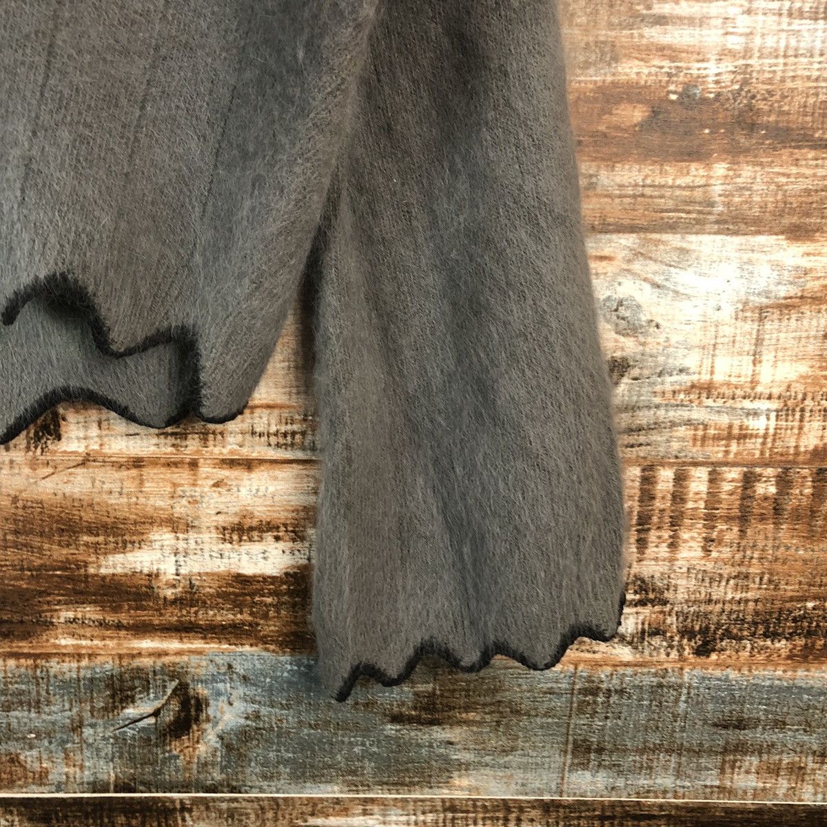 Homespun Knitwear By Rami Us Ji Grey cardigan Knitwear #A2348 Size M / US 6-8 / IT 42-44 - 8 Thumbnail