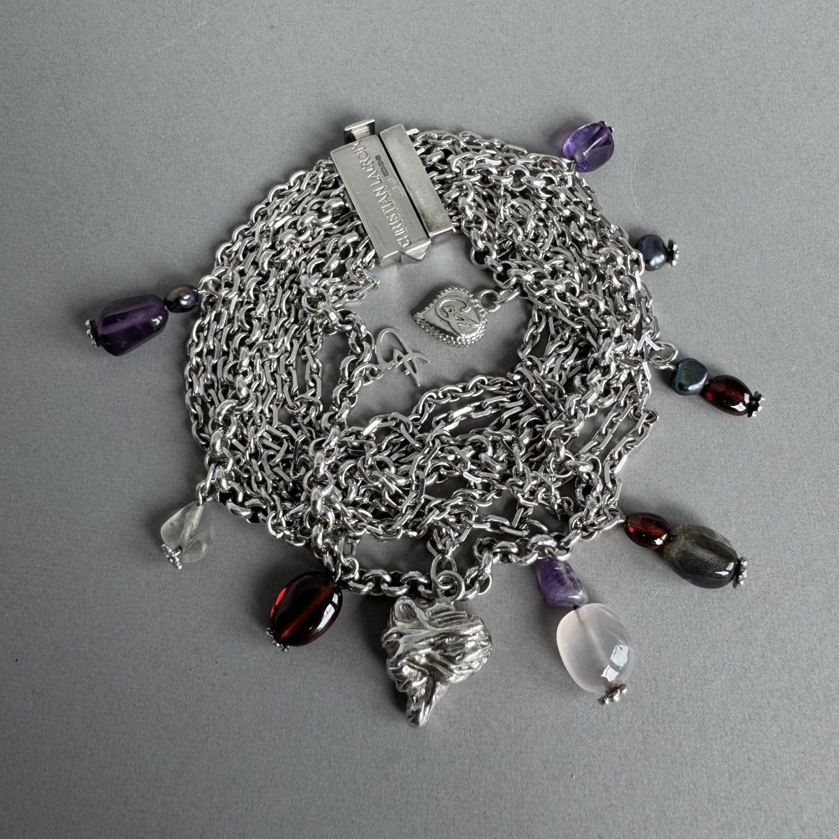 Christian Lacroix Christian Lacroix Sterling Silver Multi Strand Bracelet Size ONE SIZE - 3 Thumbnail