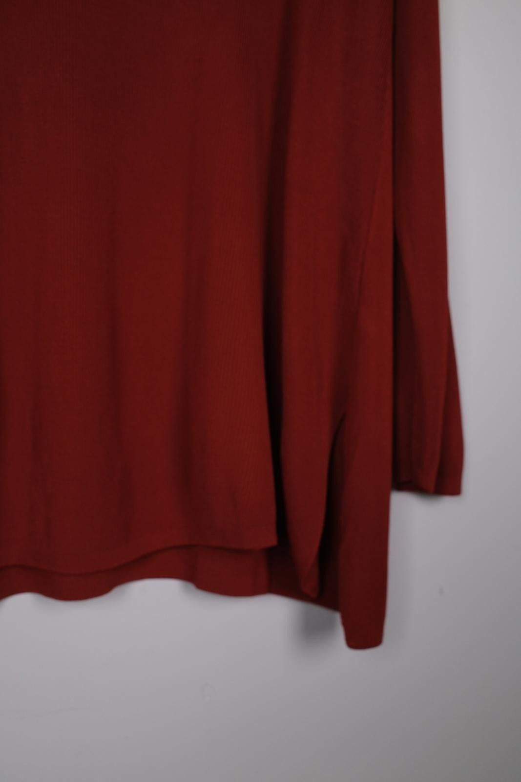 Vintage 00's Tunic Terracotta Long Sleeve T-Shirt Size ONE SIZE - 3 Thumbnail