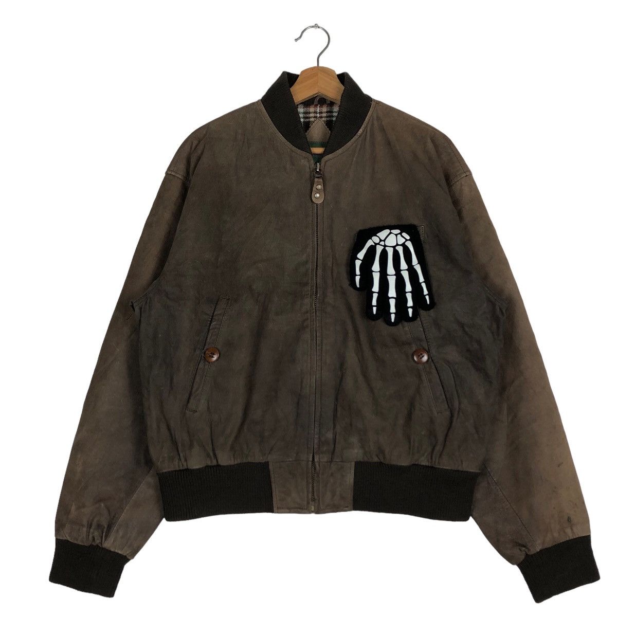 Japanese Brand 🔥90’s Vintage Bomber Jacket Soft Leather Mitsumine Japan Size US M / EU 48-50 / 2 - 2 Thumbnail