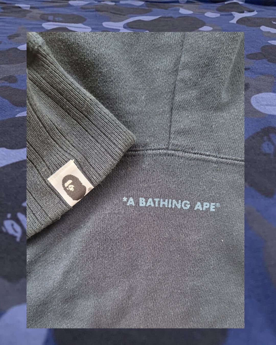 Bape 2000s BAPEXCLUSIVE Thermal Hoodie Size US M / EU 48-50 / 2 - 3 Thumbnail