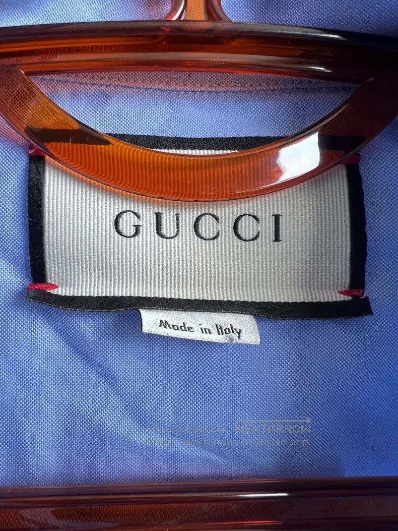 Gucci Gucci Piglet embroidered long-sleeved shirt Size US S / EU 44-46 / 1 - 3 Thumbnail