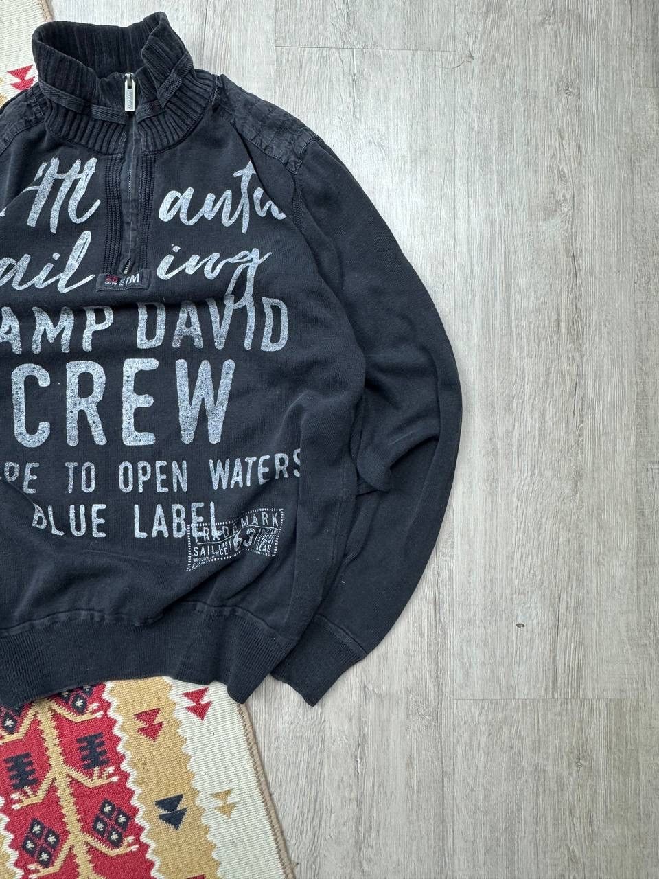 Camp David × Japanese Brand Vintage Camp David Y2K Sweater Faded Knitted Size US L / EU 52-54 / 3 - 3 Thumbnail