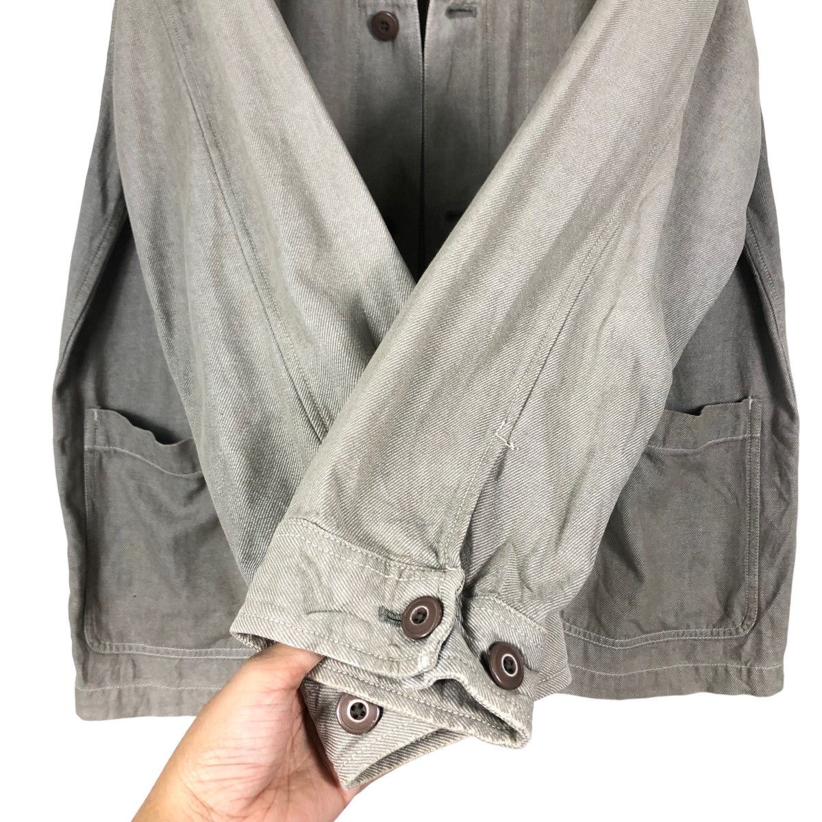 Japanese Brand 🔥90’s Hickory Chore Jacket Work Uniqlo Made in Japan Size US L / EU 52-54 / 3 - 11 Thumbnail