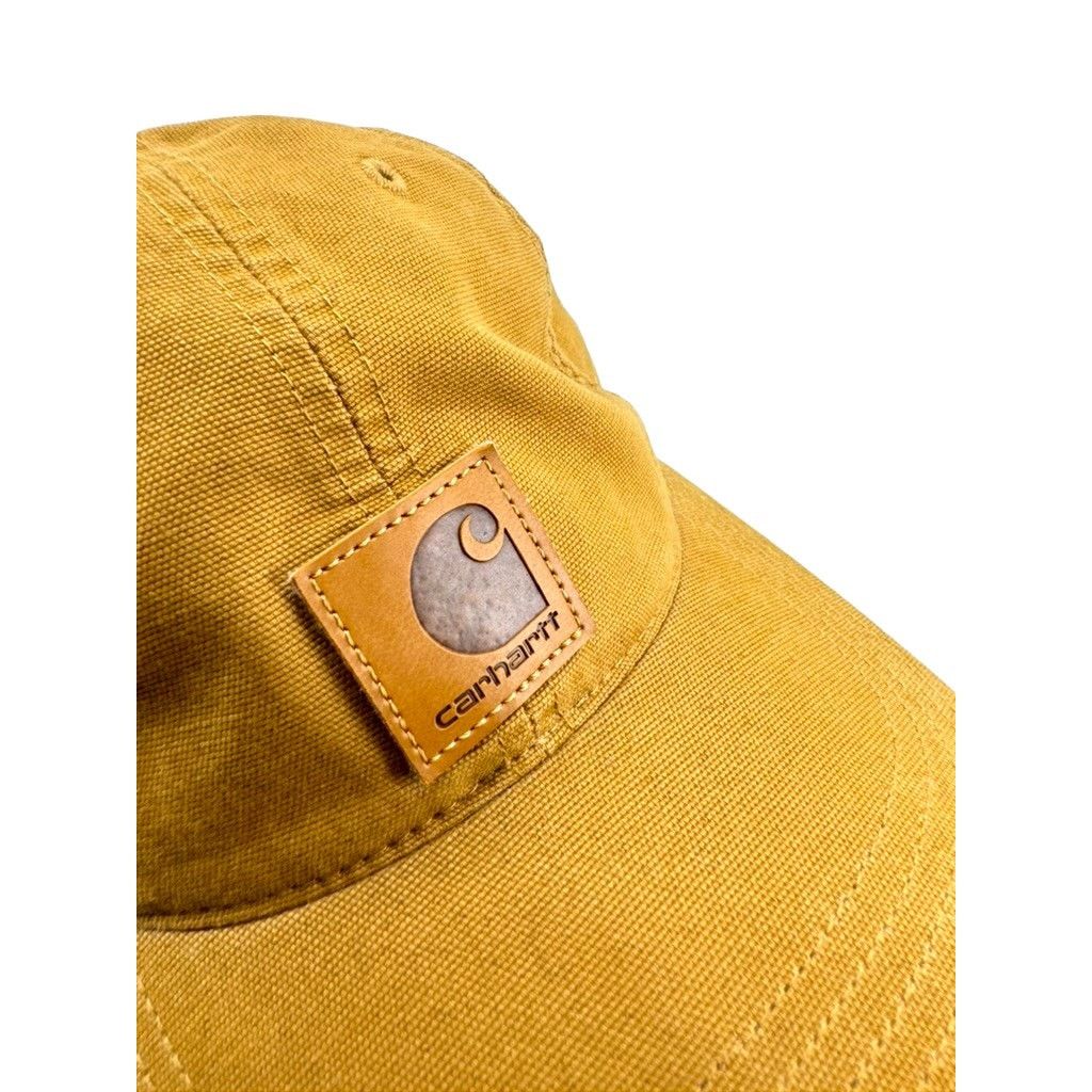 Carhartt Carhartt Brown Canvas Logo Adjustable Hat Size ONE SIZE - 8 Thumbnail