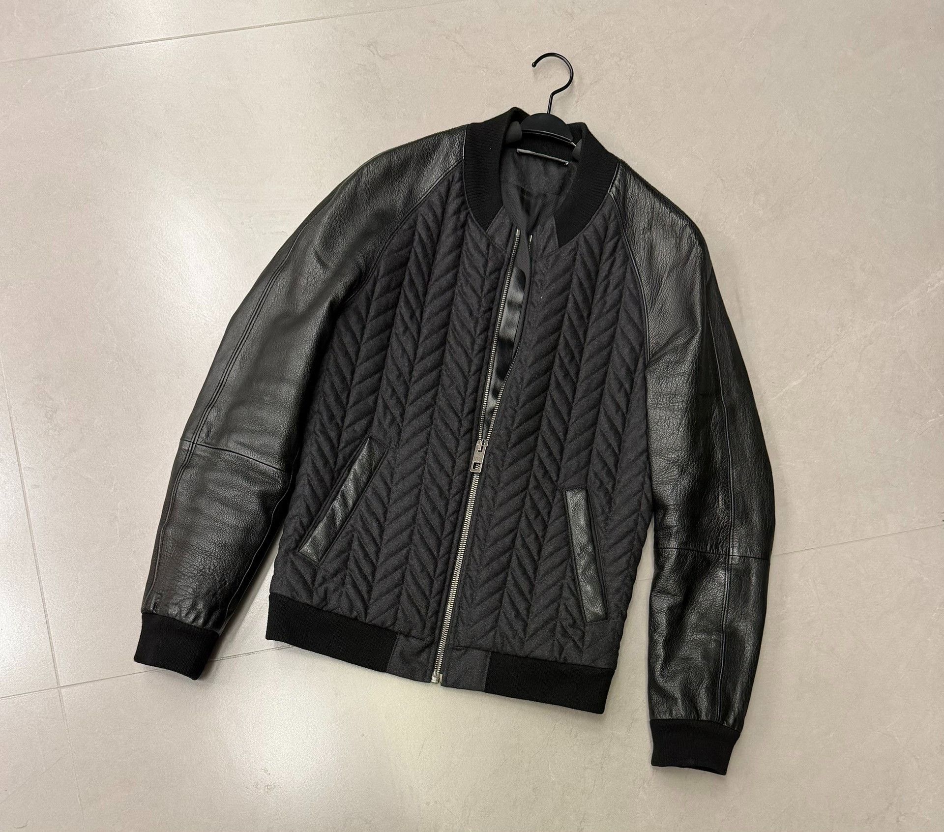 Japanese Brand Dolce & Gabbana Lambskin Patchwork Leather Jacket Size US S / EU 44-46 / 1 - 1 Thumbnail