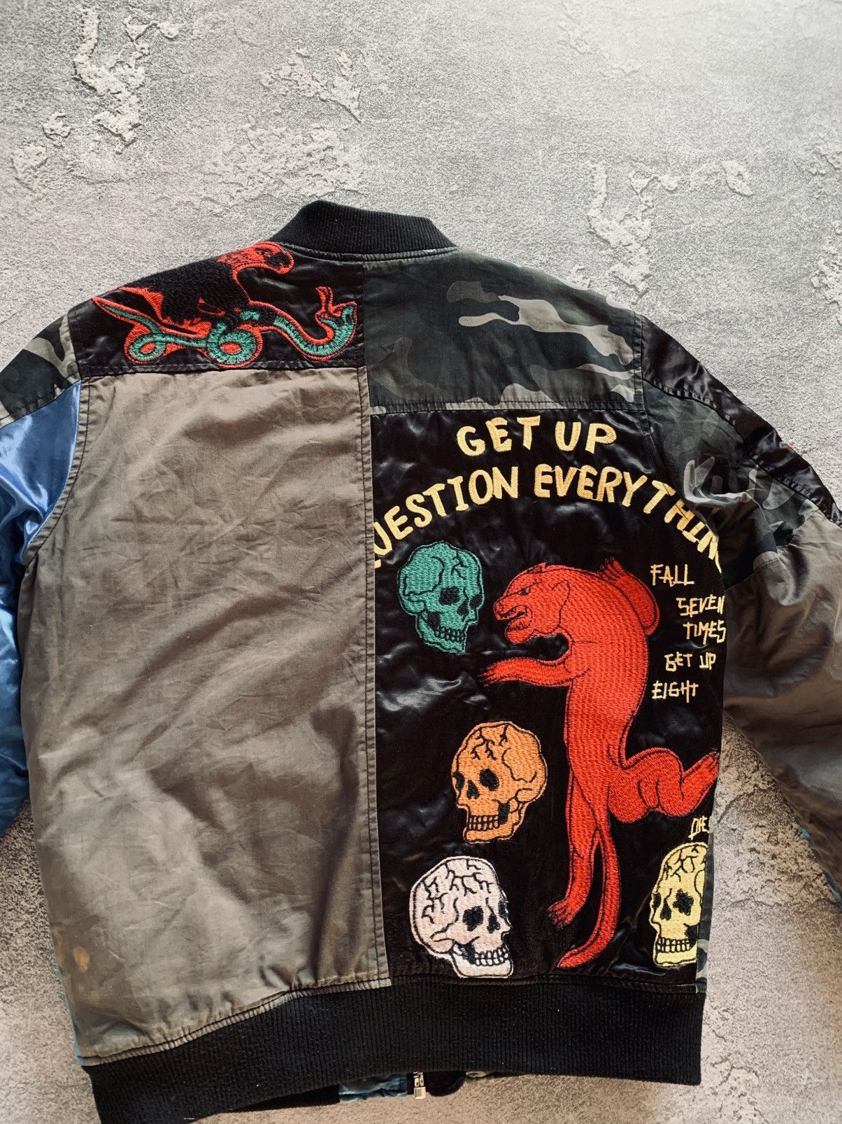 Diesel Diesel Get Up Question Everything Japanese Skull Bomber Size US S / EU 44-46 / 1 - 15 Thumbnail