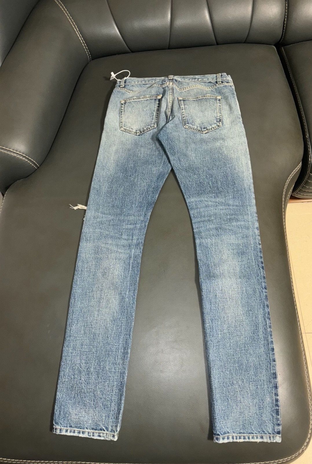 Saint Laurent Paris Saint Laurent SLP 2017SS Single Knee Slashed Jeans Size US 30 / EU 46 - 2 Thumbnail