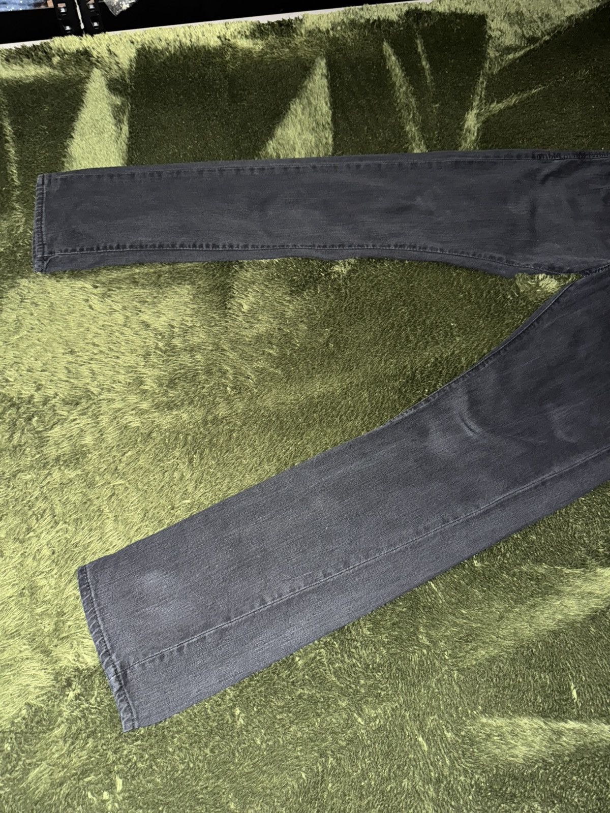 Levi's [W33/L32] Levis 511 USA Vintage Washed Denim Pants Black Size US 33 - 6 Thumbnail