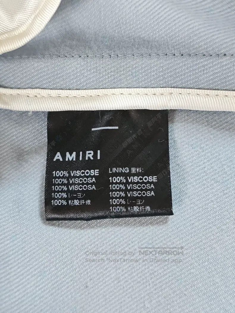 Amiri Amiri Blue double-breasted suit jacket Size US L / EU 52-54 / 3 - 7 Thumbnail