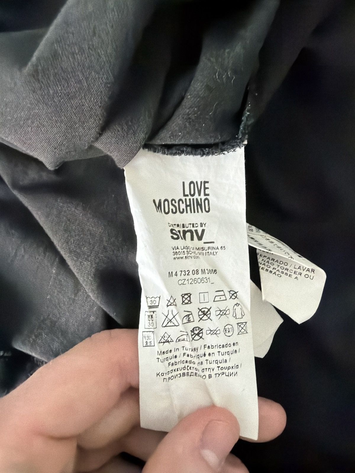 Moschino LOVE Moschino T Shirt black Size US S / EU 44-46 / 1 - 3 Thumbnail