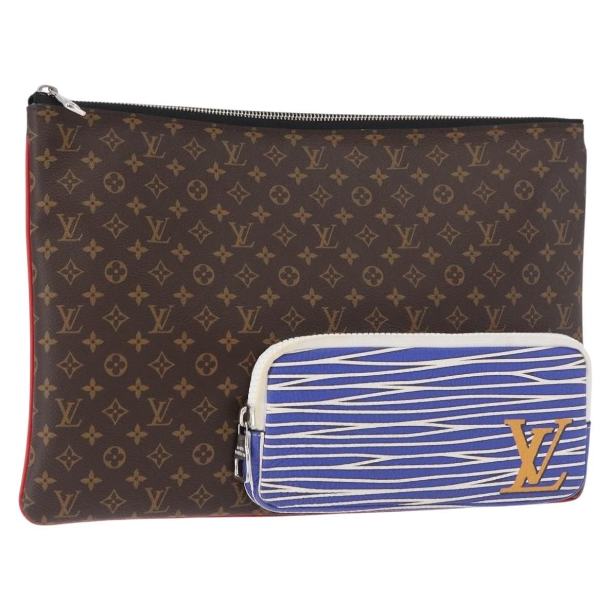 Louis Vuitton Louis Vuitton Pochette A4 Multipocket Pouch Monogram Canvas and Printed Leather Size ONE SIZE - 1 Thumbnail