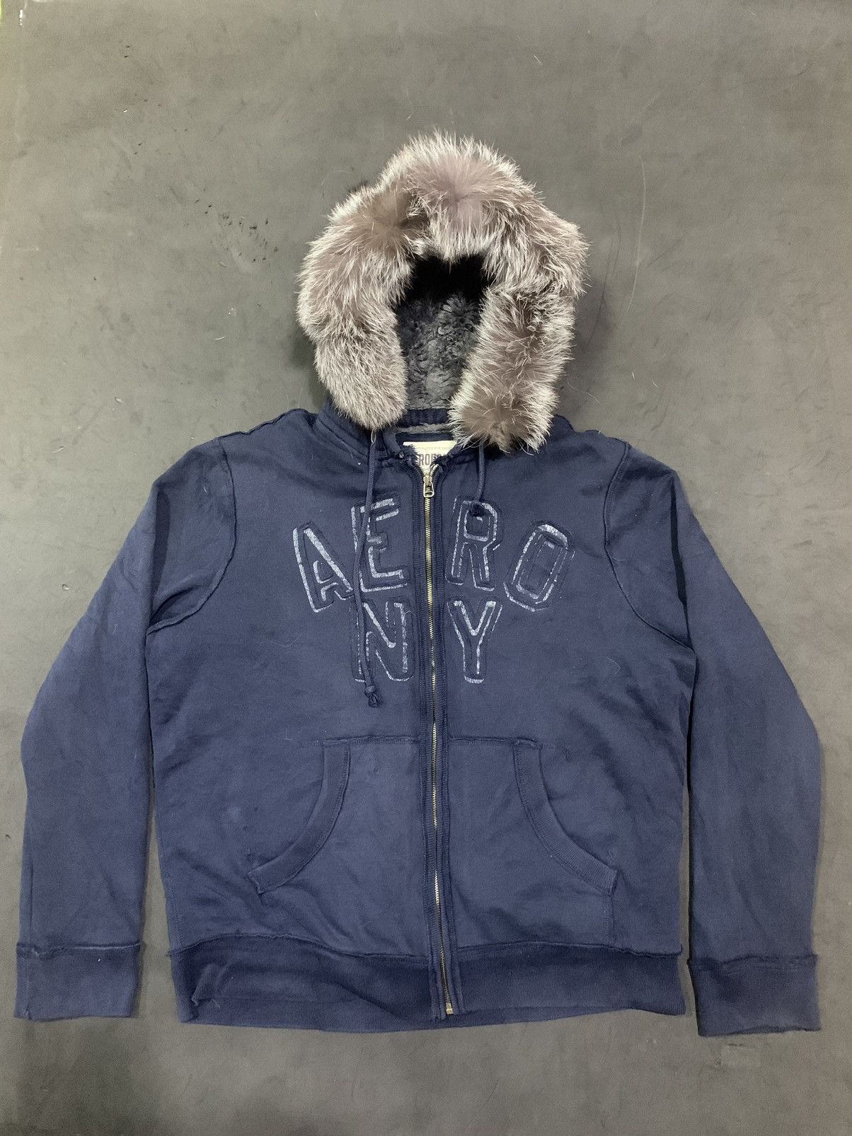 Aeropostale × Japanese Brand × Le Grande Bleu (L.G.B.) 💸BINDINGOFFER💸Aeropostale Faux Fur Hoodie lgb ifsixwasnine Size US L / EU 52-54 / 3 - 3 Thumbnail