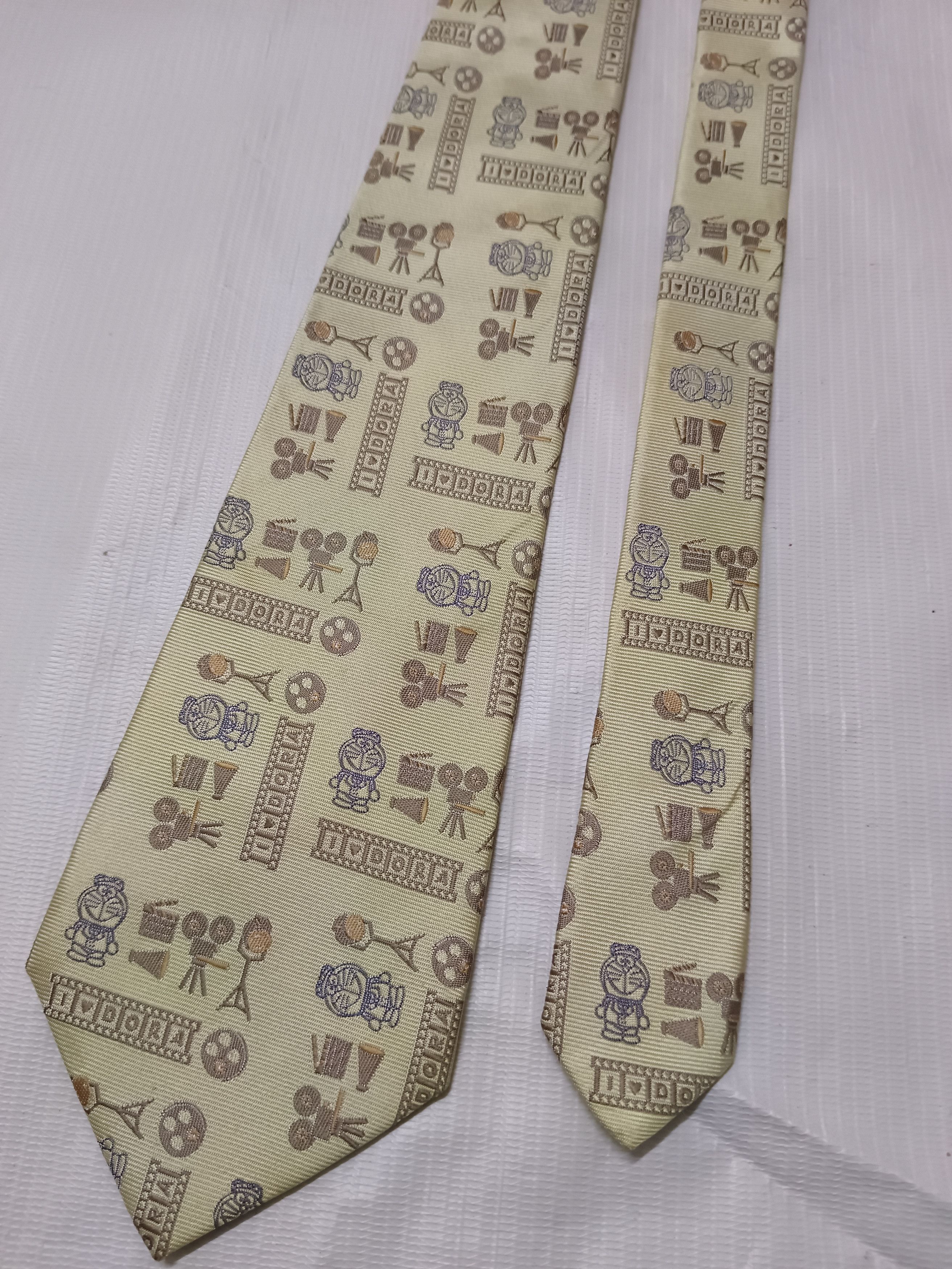 Anime × Japanese Brand Vintage Doraemon Anime Japan Tie Size ONE SIZE - 1 Thumbnail