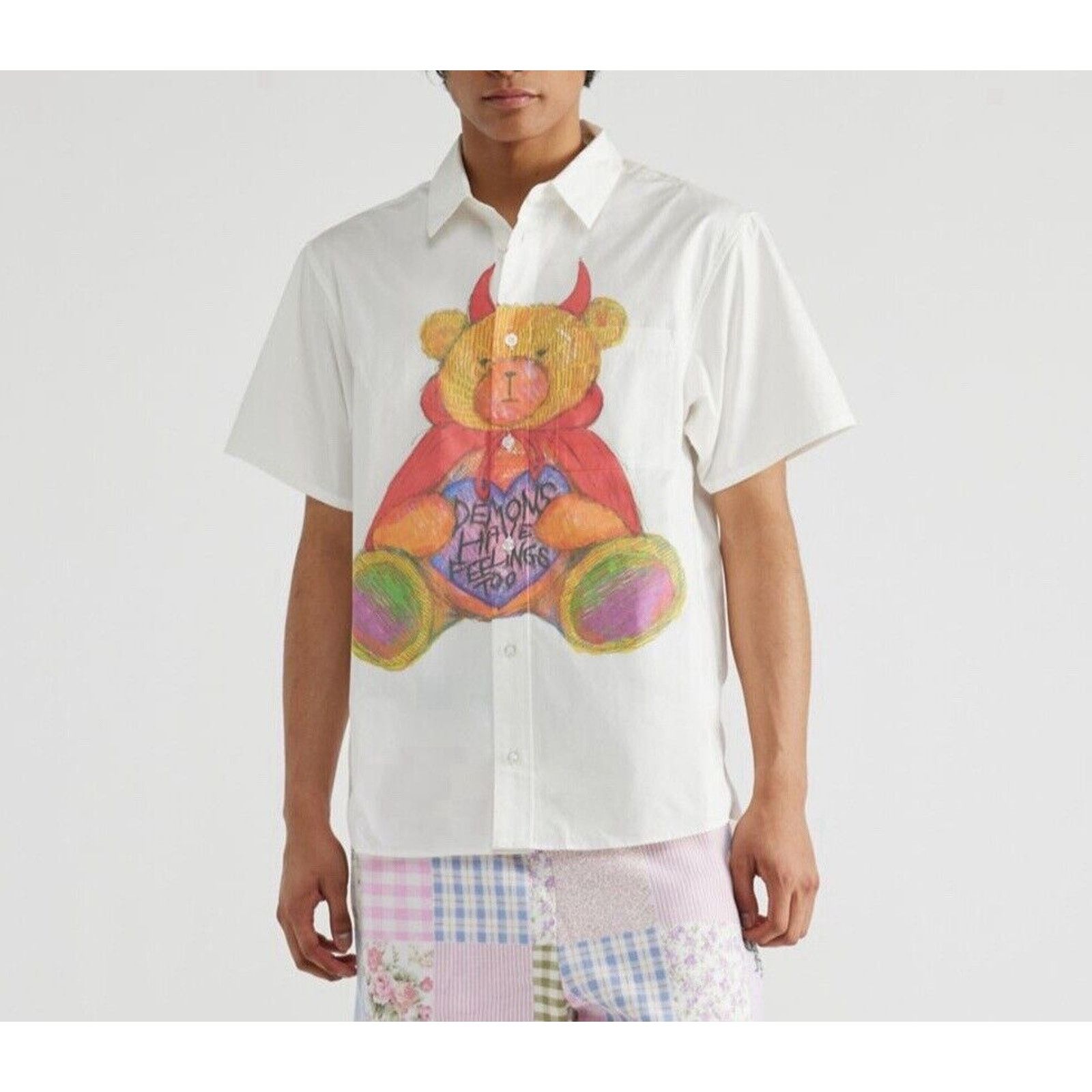 Teddy Fresh Teddy Fresh Big Bear Button Down Shirt Size Small New Demon Size US S / EU 44-46 / 1 - 2 Thumbnail