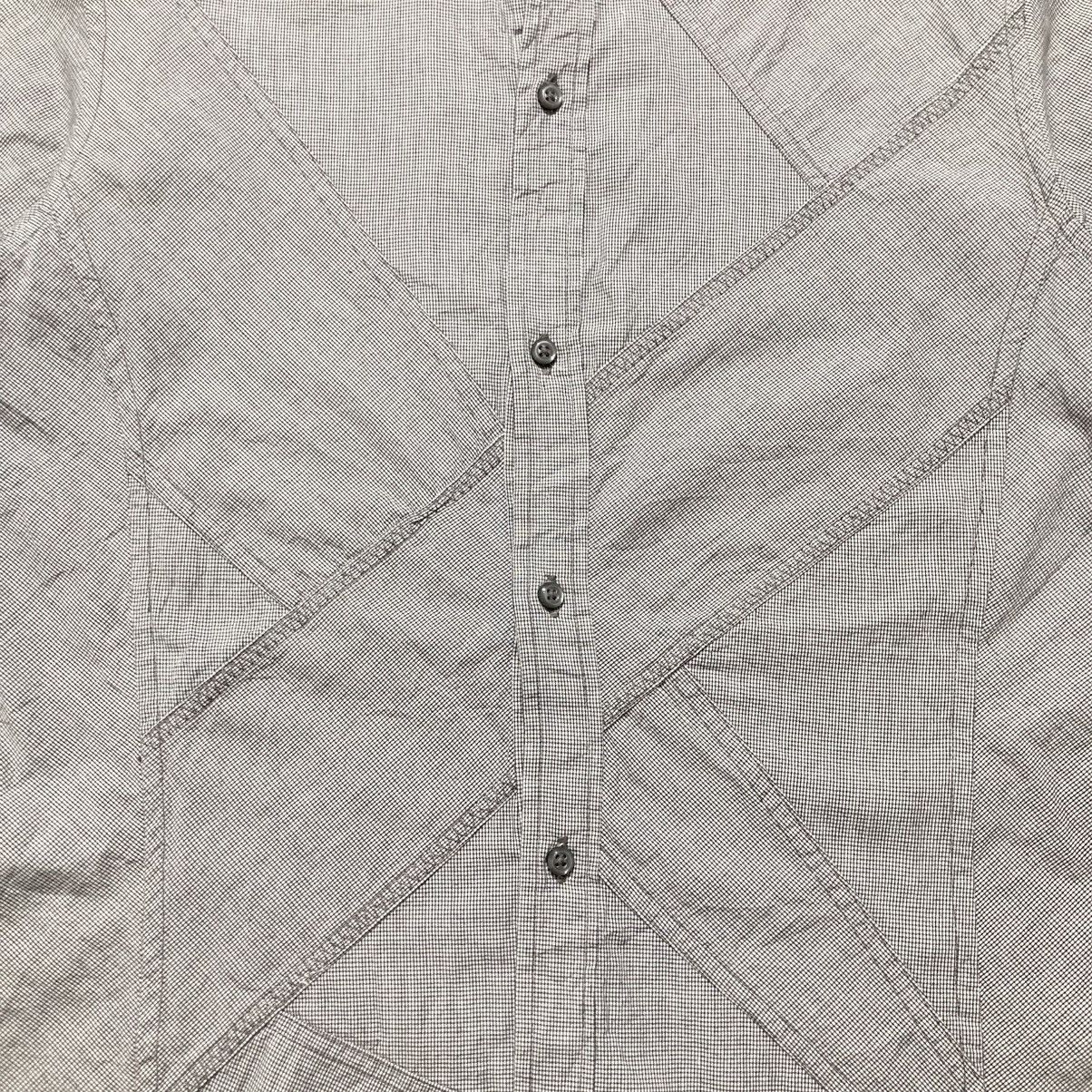 Nicole Club 2000s Nicole Club For Men Asymetric Pattern Button Up Shirt Size US M / EU 48-50 / 2 - 4 Thumbnail