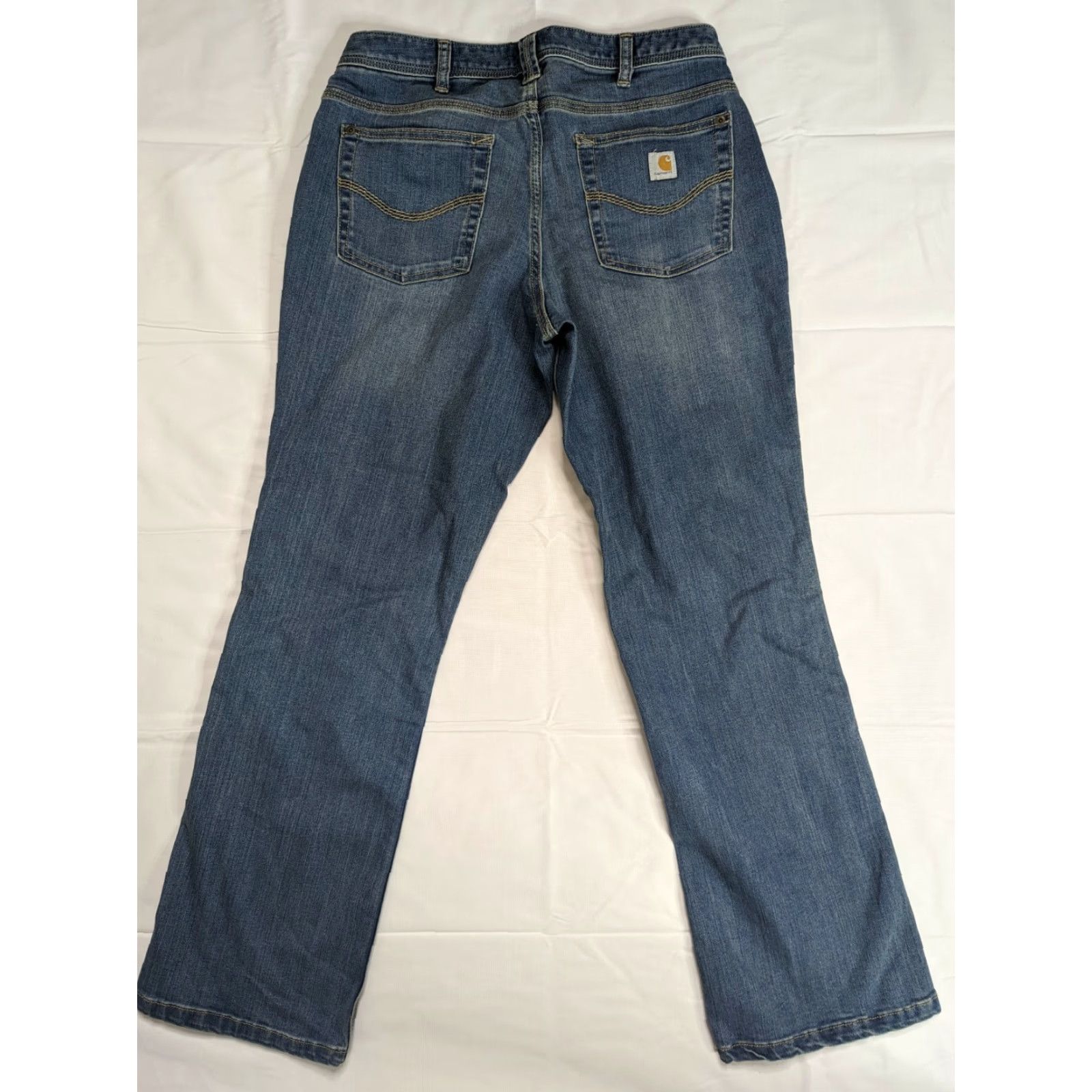 Carhartt VINTAGE Carhartt Womens Jeans Blue 29x30 Straight Denim Regular Size 8 9-30? Size 30" / US 8 / IT 44 - 3 Thumbnail