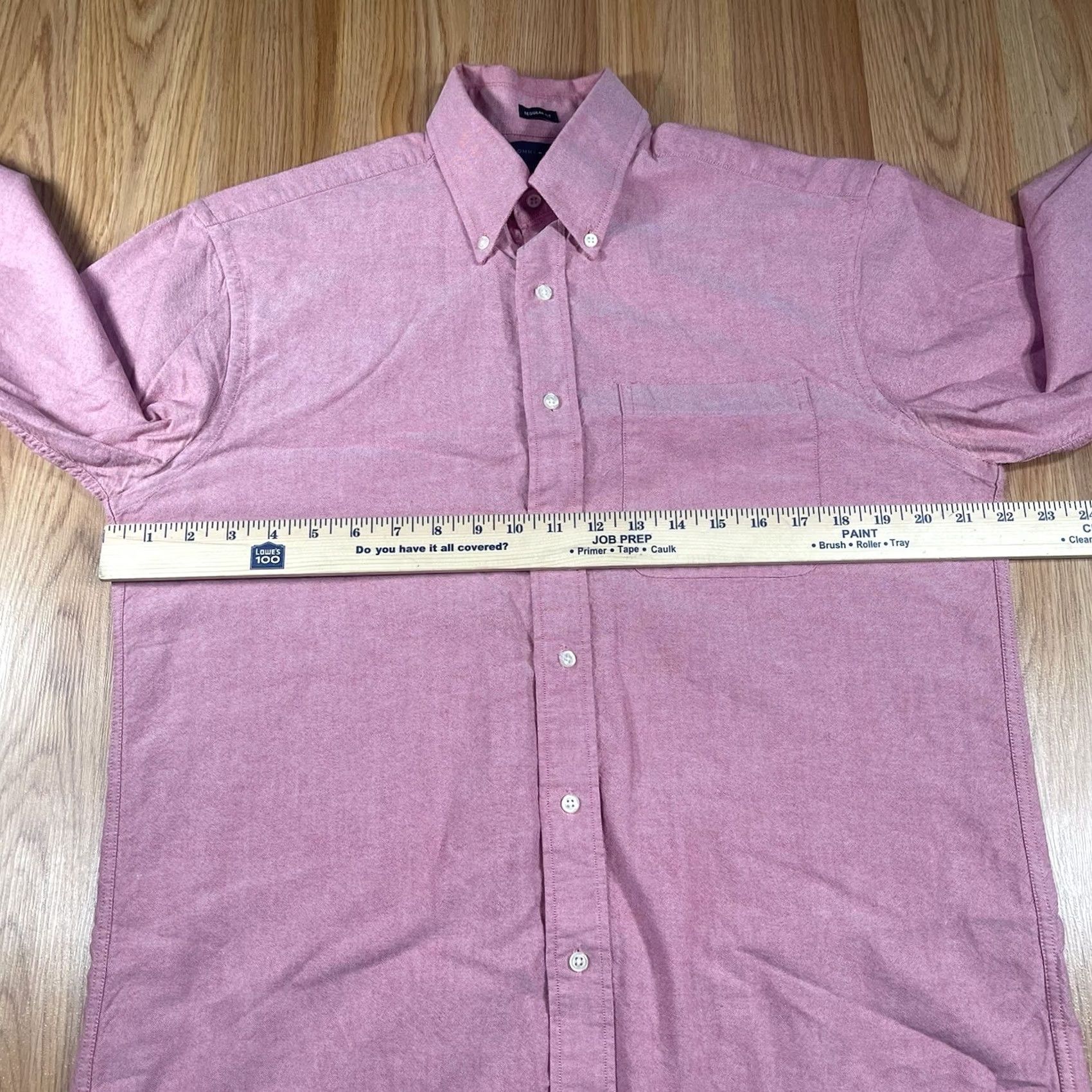 Tommy Hilfiger Tommy Hilfiger Shirt Mens 15 1/2 32-33 Regular Fit Long Sleeve Button Down Dress Size 42R - 5 Thumbnail