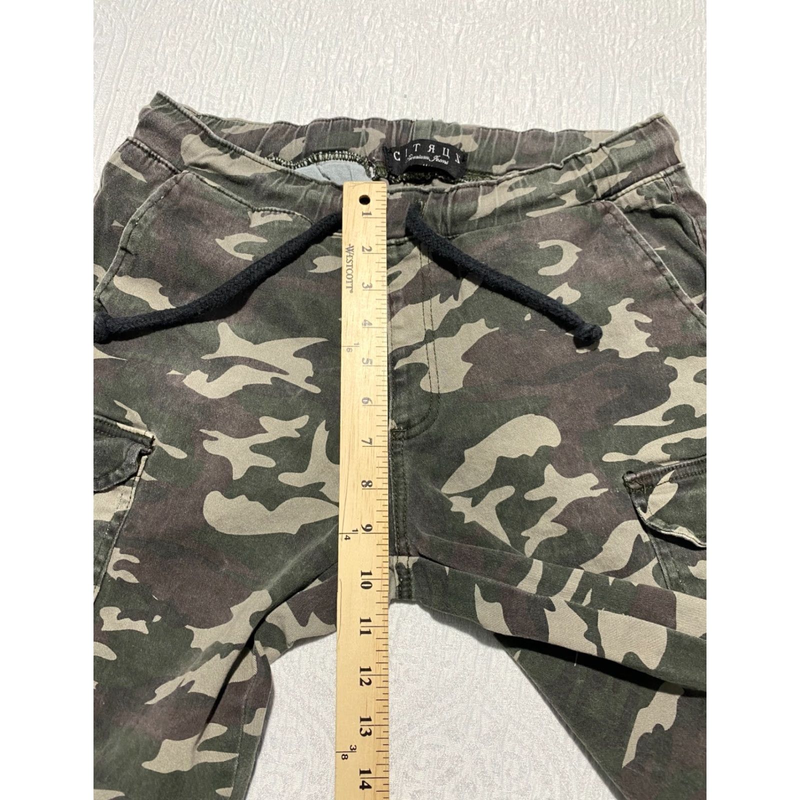 Vintage Citrus Men's Camo Cargo Shorts Size 29 Green Size US 29 - 5 Thumbnail