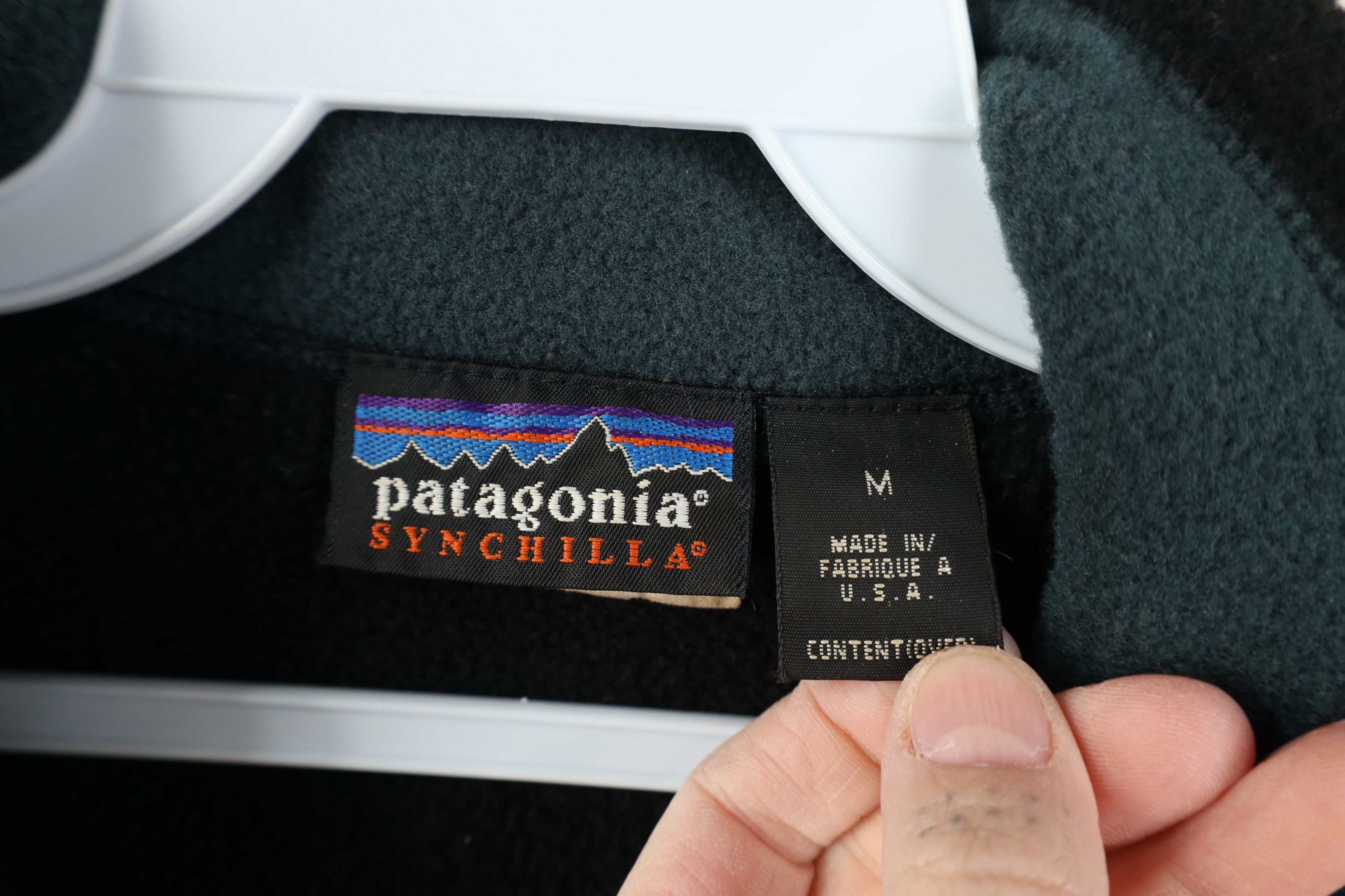 Patagonia Vintage 90s Patagonia Synchilla Fleece Vest Jacket Black USA Size US M / EU 48-50 / 2 - 7 Thumbnail