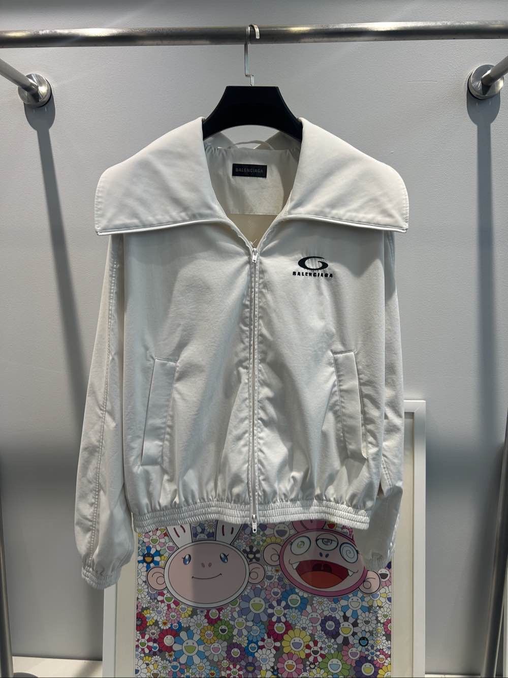 Balenciaga Balenciaga Logo Zip Jacket Size 36 Size XS / US 0-2 / IT 36-38 - 1 Thumbnail