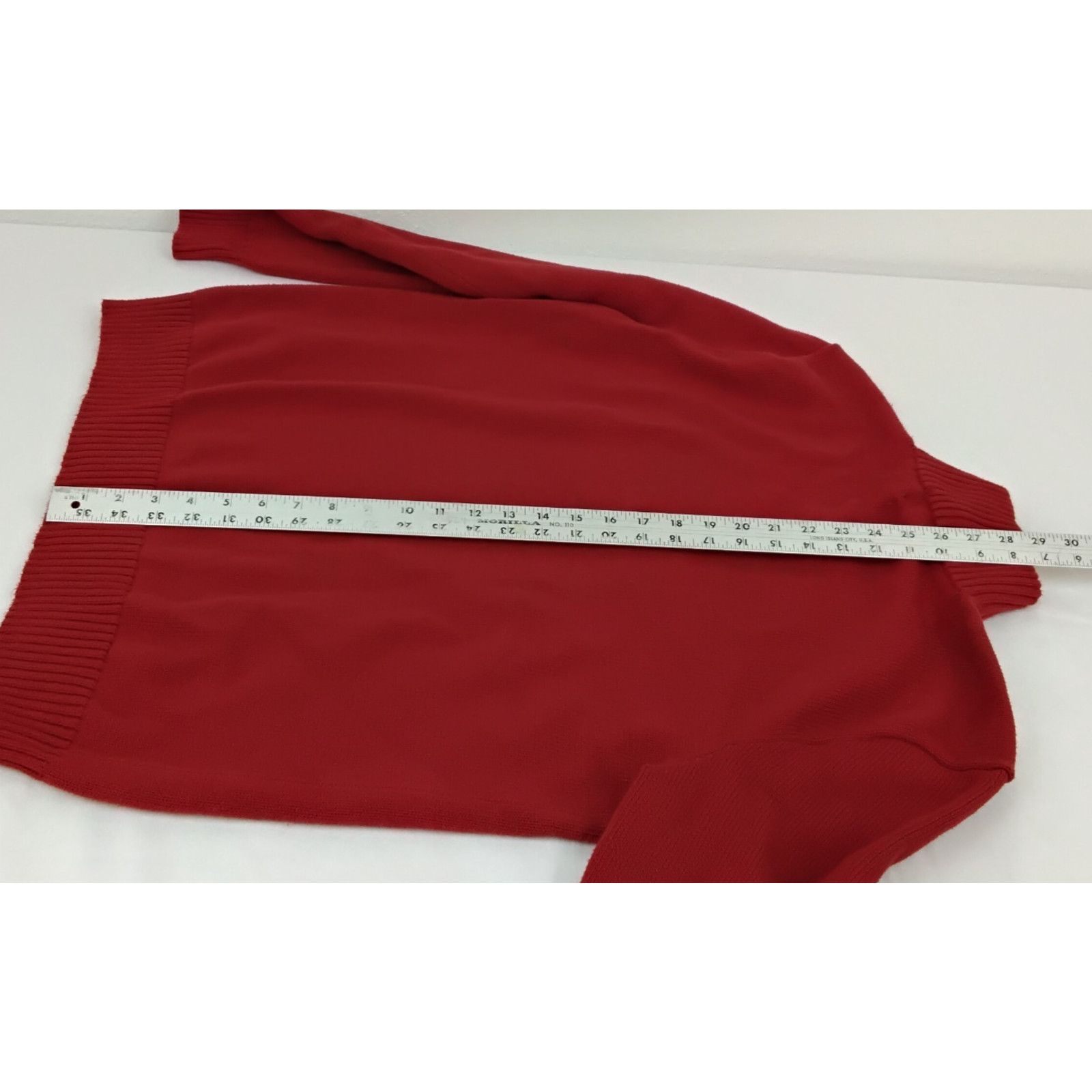 Polo Ralph Lauren Polo Ralph Lauren 1/4 Zip Sweater Men's XL Red Vintage Size US XL / EU 56 / 4 - 10 Thumbnail