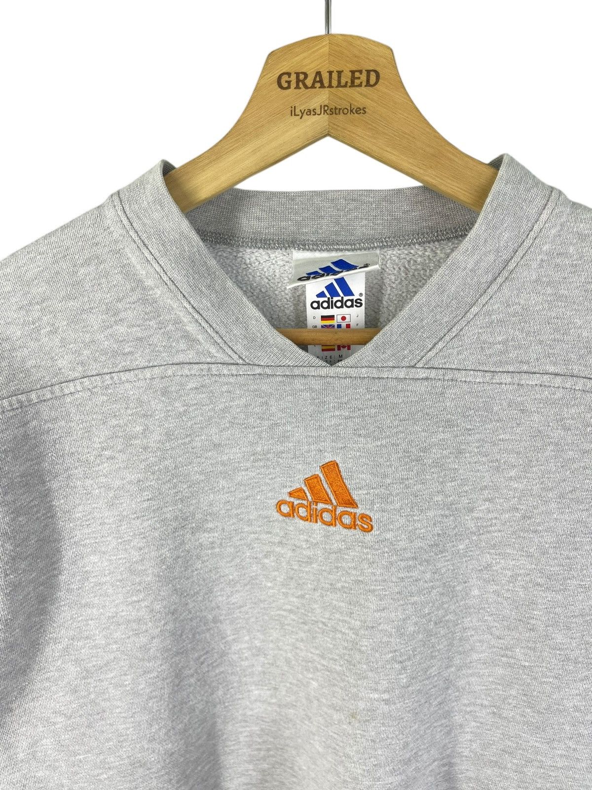 Adidas 1 set Vintage 90's Adidas Sweatshirt + Sweatpant Size US M / EU 48-50 / 2 - 8 Thumbnail