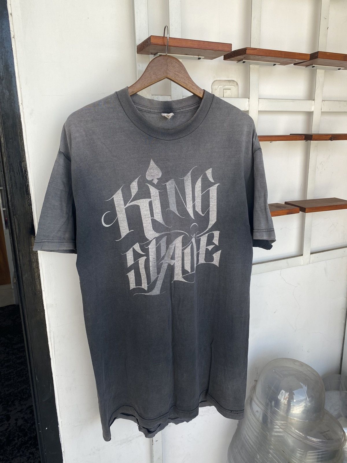 Rap Tees Kingspade Skull Kings Thrashed Tees 🔥 Size US L / EU 52-54 / 3 - 1 Thumbnail