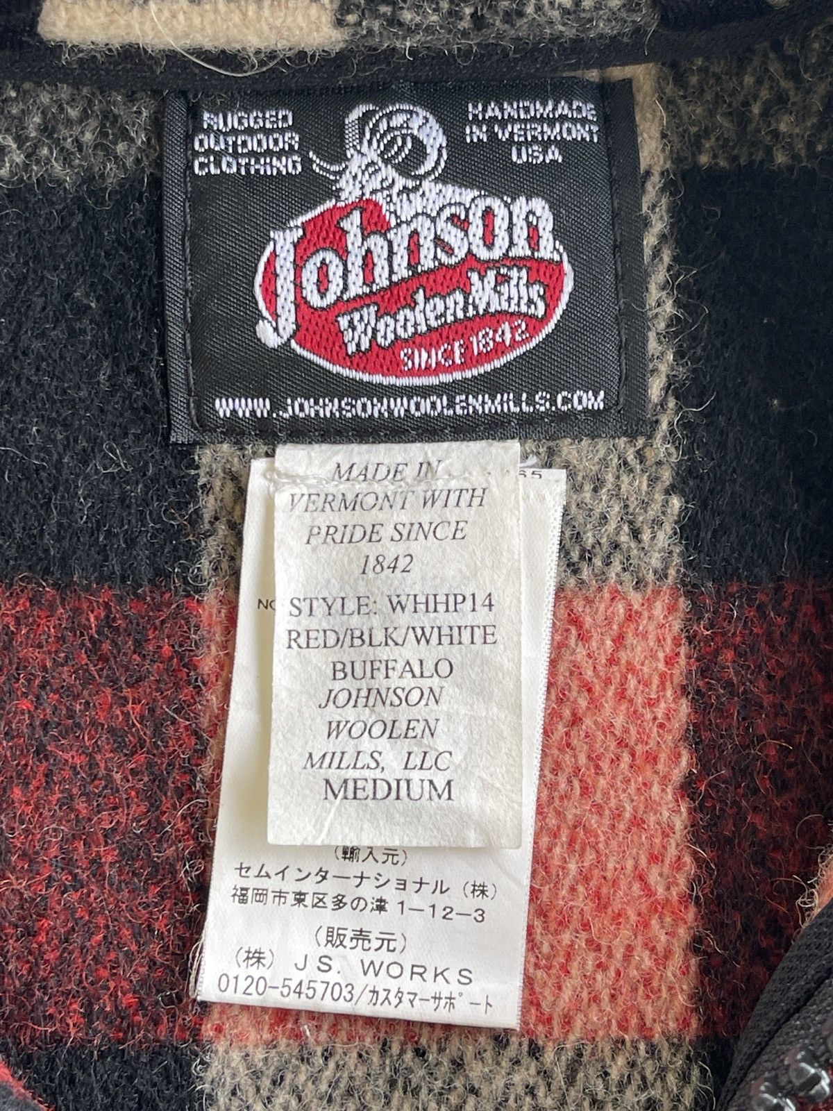 Johnson Woolen Mills Vintage Wool Hunting Coat WHHP14 Size M / US 6-8 / IT 42-44 - 9 Thumbnail