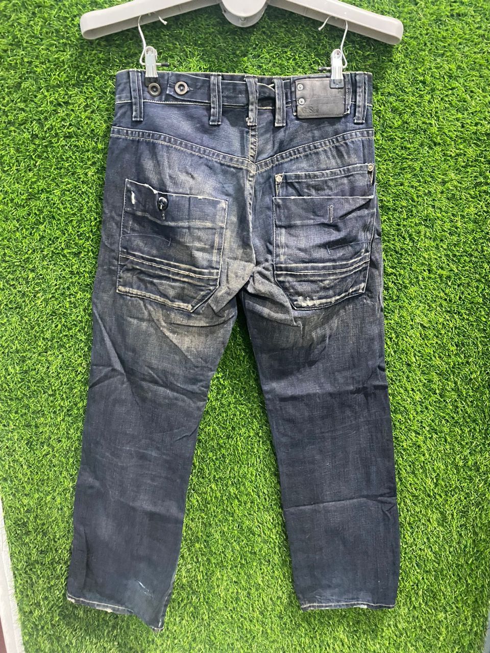 G-Star × Vintage Vintage G-Star Raw Straight Cut Denim Size US 32 / EU 48 - 2 Thumbnail