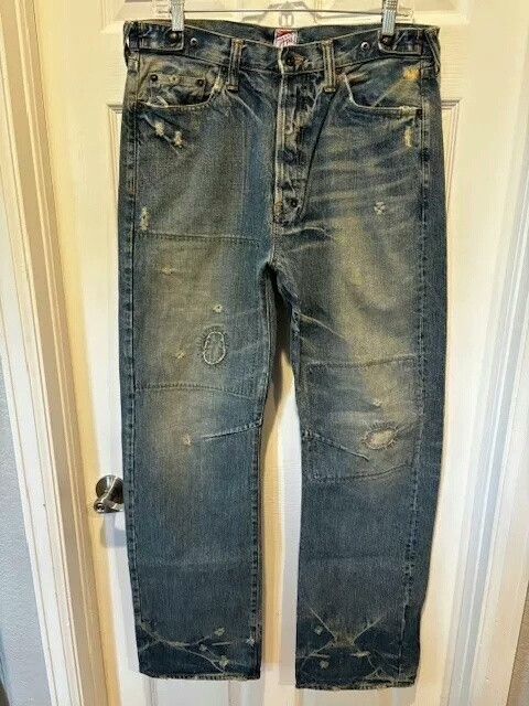 Prps Purple Product Yin-Yang Cat Whisker Jeans Size US 34 / EU 50 - 1 Thumbnail