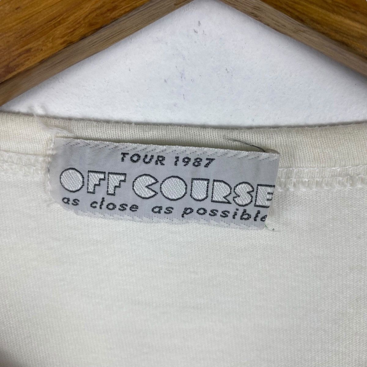 Band Tees × Vintage Vintage 80's OFF COURSE As Close As Possible Tour 1987 Tee Size US M / EU 48-50 / 2 - 6 Thumbnail