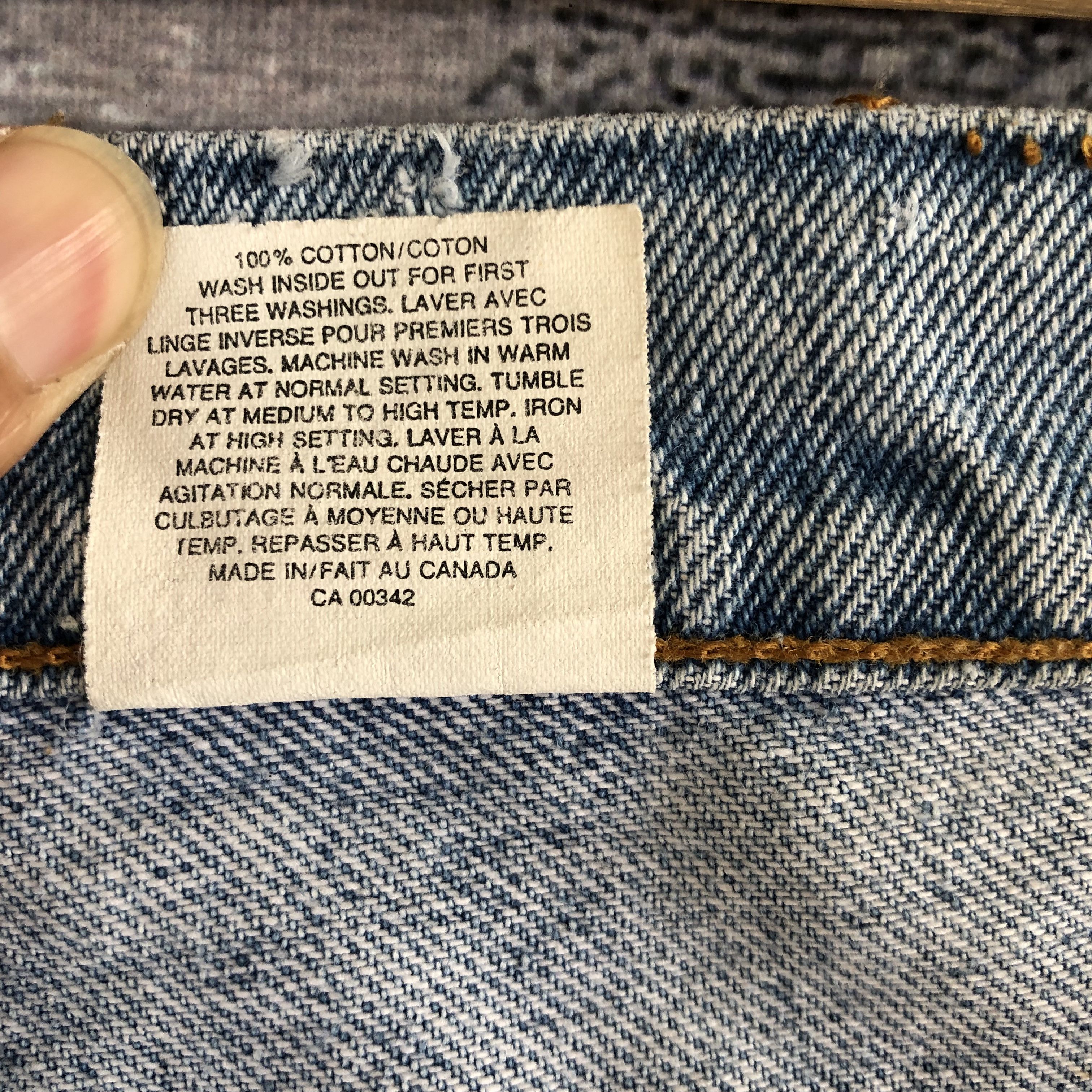 Levi's Vintage Levi's Orange Tab Jeans Levis Light Wash Faded Denim Size US 38 / EU 54 - 10 Thumbnail
