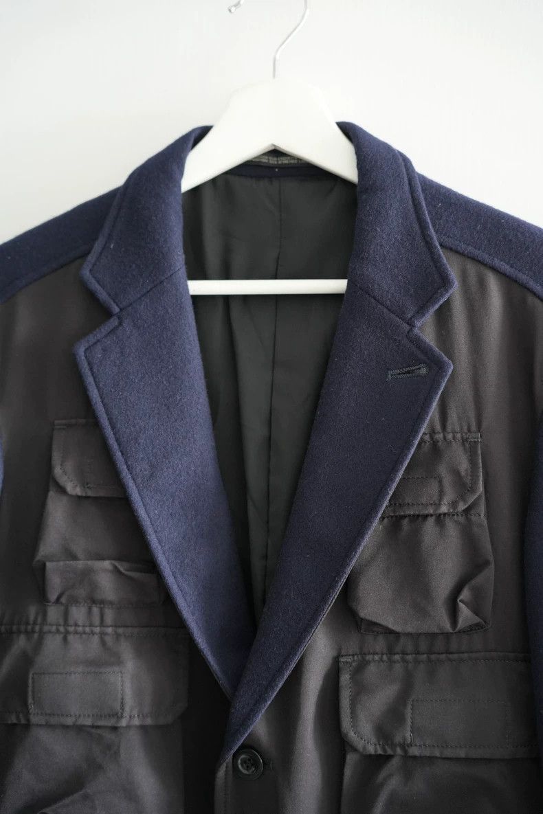 Yohji Yamamoto Yohji Yamamoto Yohji Yamamoto Tactical Blazer with Pockets Size US S / EU 44-46 / 1 - 3 Thumbnail